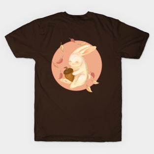 Fall Bunny With Acorn T-Shirt